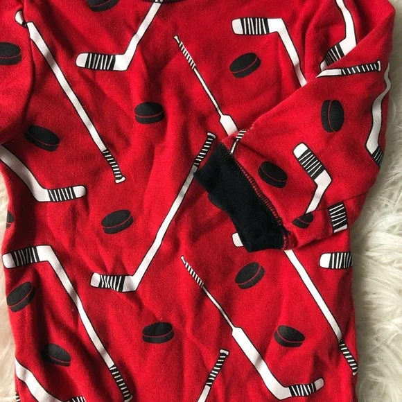 Indigo Hockey Snap Footie - Picture 2 of 5